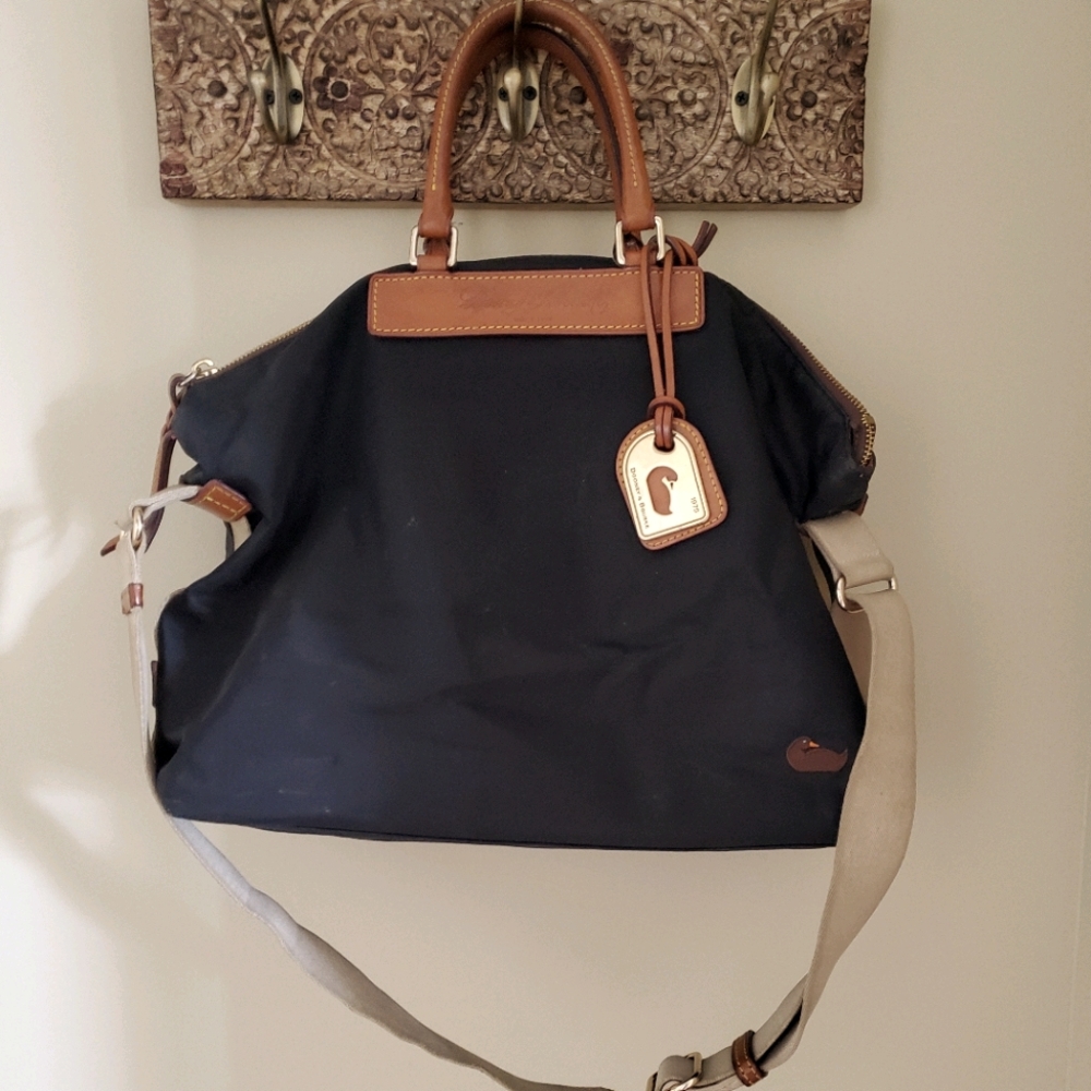 Dooney & Bourke carryall with leather trim